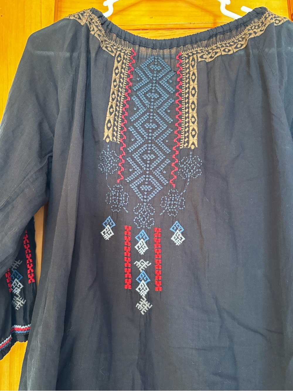 Johnny Was BIYA Lavina Embroidered Tunic - Picture 8 of 8